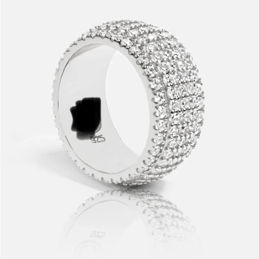 5 ROW BAND RING - Picture 1 of 1